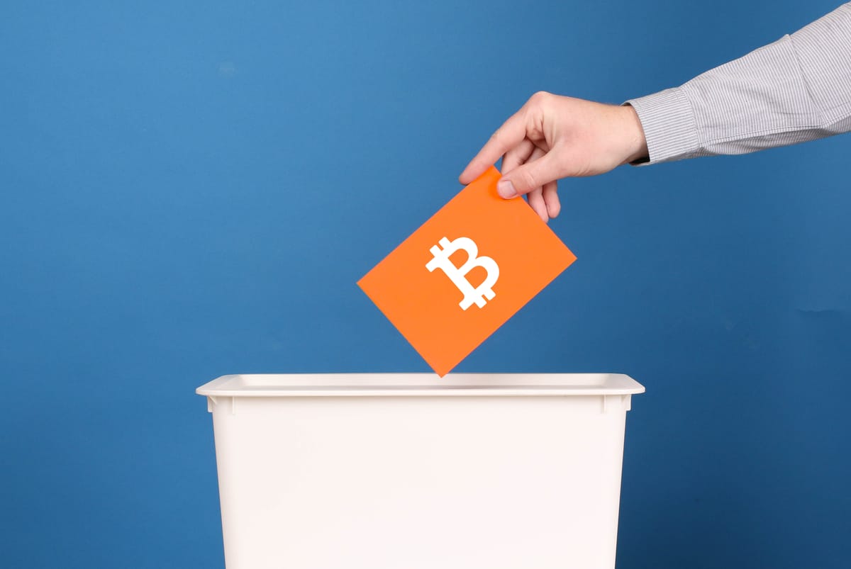 When did cryptocurrency policy become a voter issue?