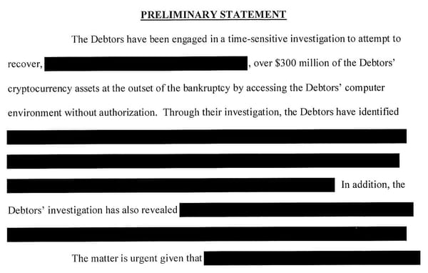 The FTX subpoenas